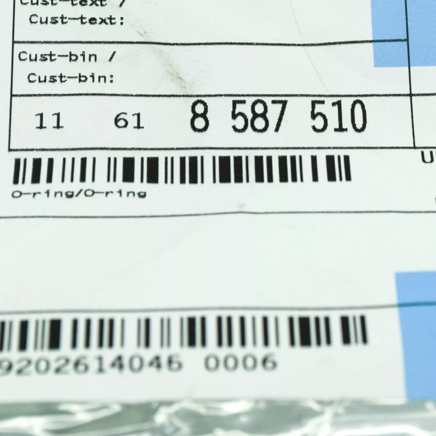 NEW BMW 3 G20 INTAKE MANIFOLD TURBOCHARGER O-RING SEAL 11618587510 ORIGINAL