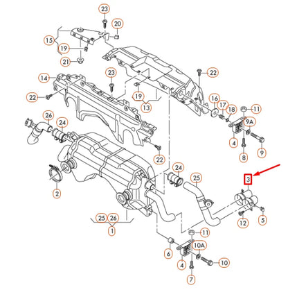NEW AUDI R8 42 LEFT EXHAUST TAIL PIPE TRIM 420251237D ORIGINAL