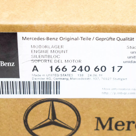 NEW MERCEDES-BENZ GL X166 FRONT LEFT SIDE ENGINE MOUNT A1662406017 ORIGINAL