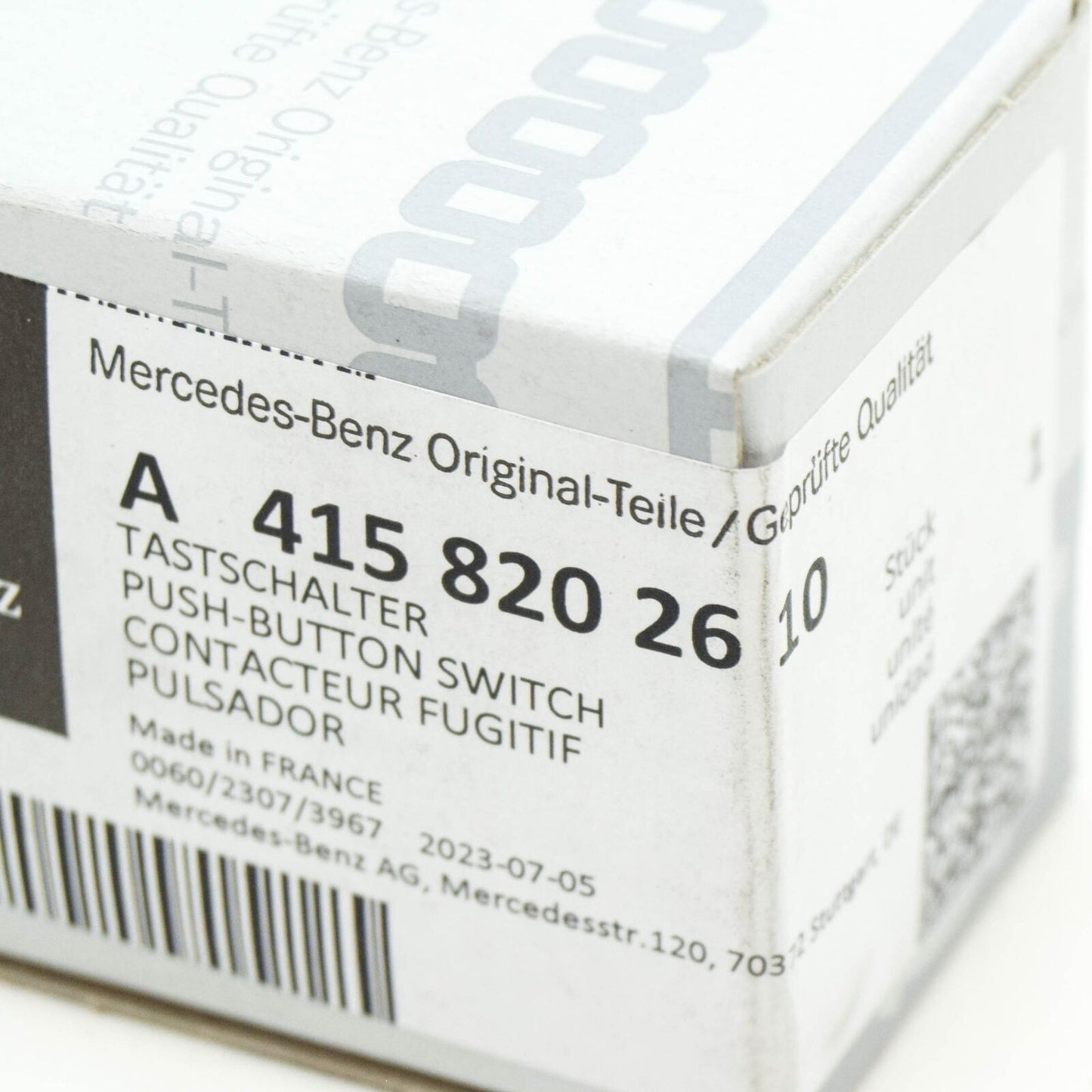 NEW MERCEDES-BENZ CITAN W415 FRONT LEFT DOOR WINDOW SWITCH A4158202610 ORIGINAL