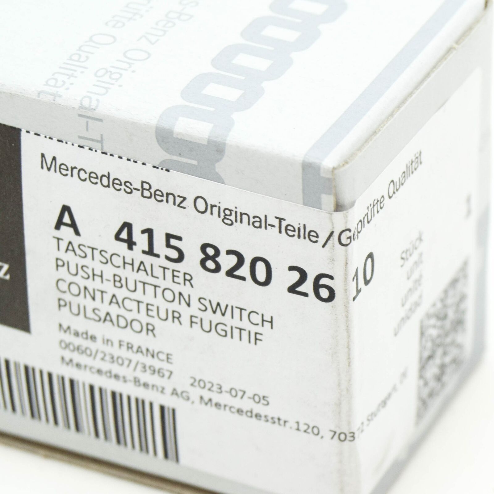 NEW MERCEDES-BENZ CITAN W415 FRONT LEFT DOOR WINDOW SWITCH A4158202610 ORIGINAL