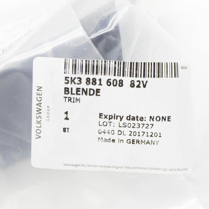 NEW VW GOLF 5G MK7 FRONT SEAT RIGHT HANDLE SHELL TRIM 5K388160882V ORIGINAL