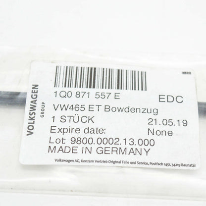 NEW VOLKSWAGEN EOS BOWDEN CABLE LEFT = RIGHT 1Q0871557E