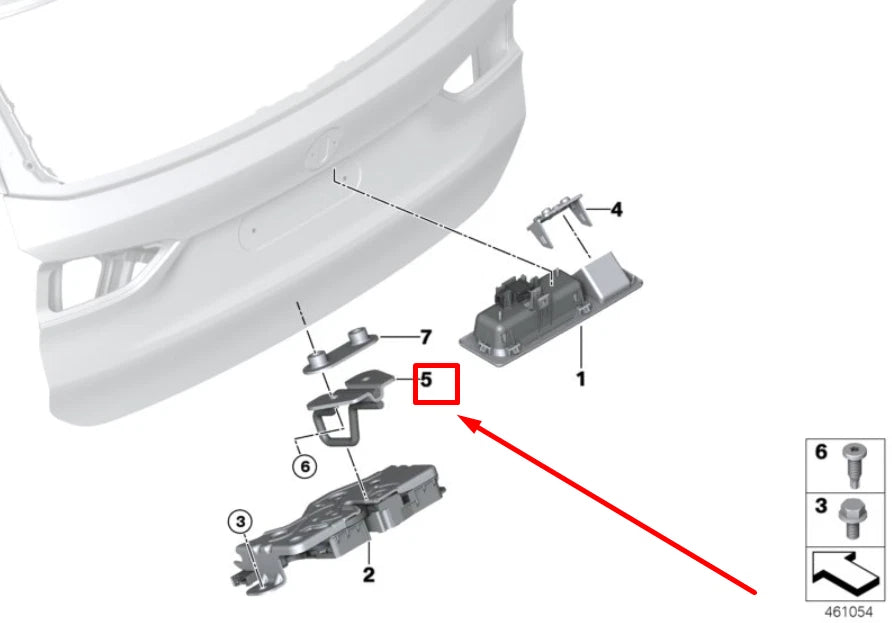 NEW BMW X3 F25 TRUNK LID STRIKER 51247211294 7211294 ORIGINAL