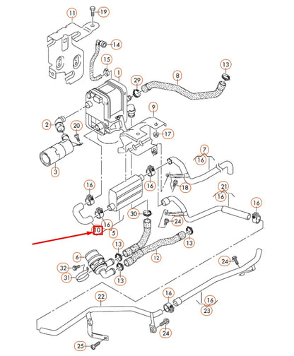NEW VOLKSWAGEN EOS EXHAUST MANIFOLDS 1K0819178C ORIGINAL
