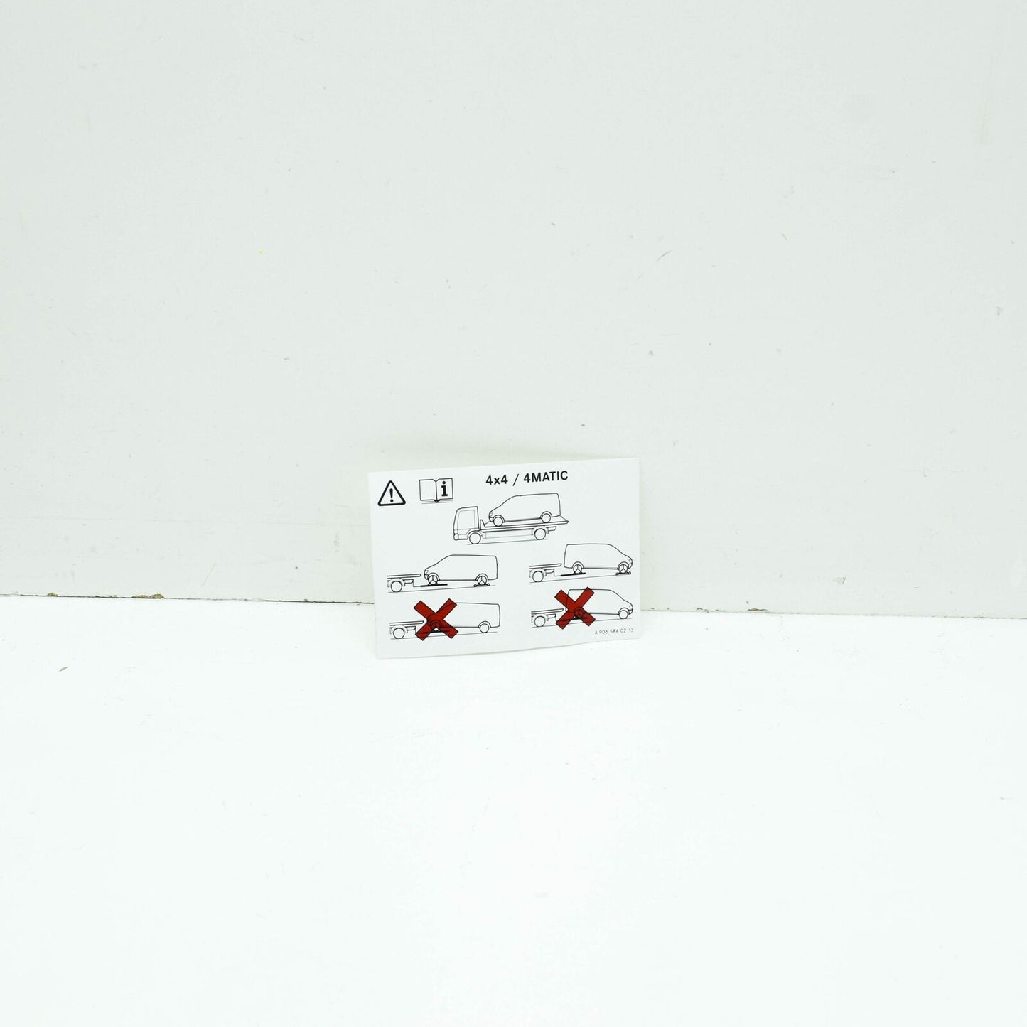 NEW MERCEDES-BENZ VITO FURGON W447 INFORMATION LABEL A9065840213 ORIGINAL