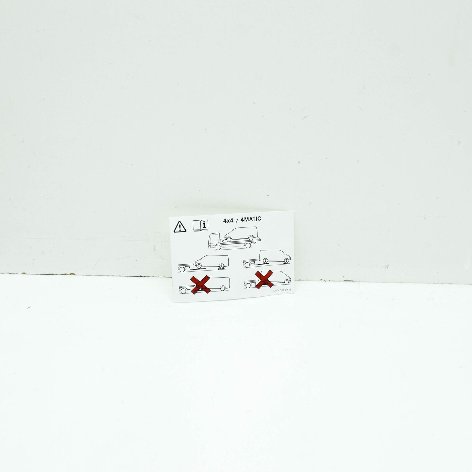 NEW MERCEDES-BENZ VITO FURGON W447 INFORMATION LABEL A9065840213 ORIGINAL