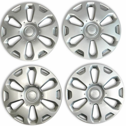 new ford fiesta wt mk6 14" wheel trims set of 4 am8a6j-1a067-aa 1813325 original