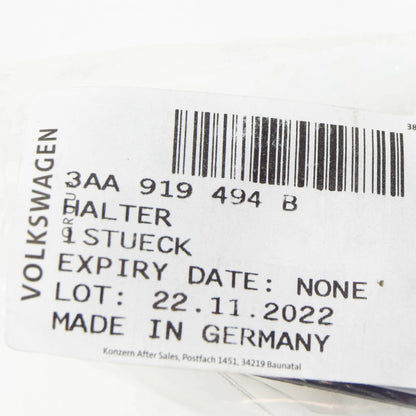 NEW VW PASSAT B7 365 FRONT RIGHT CENTER PARKTRONIC HOLDER 3AA919494B ORIGINAL