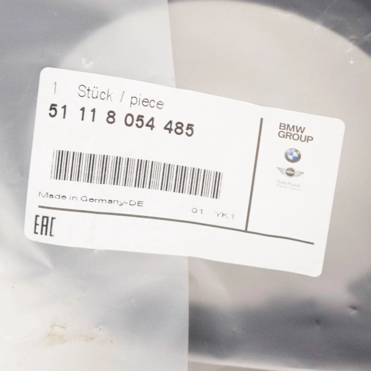 NEW BMW E82 E88 FRONT BUMPER FOG LIGHT M GRILLE LEFT 8054485 51118054485