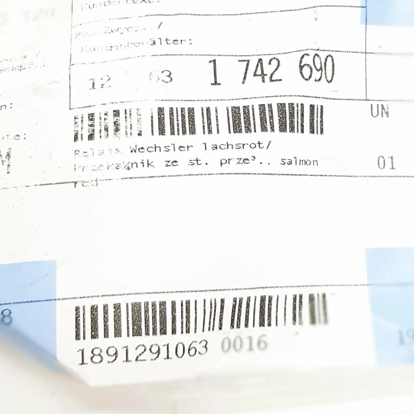 NEW BMW E36 E38 E39 E46 E52 E53 RELAY CHANGER 1742690 12631742690