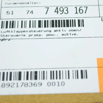 NEW BMW X3 G01 AIR FLAP ACTIVE MOTOR 7493167 51747493167 ORIGINAL