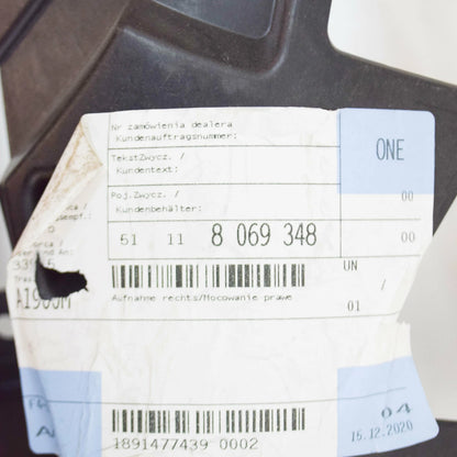 NEW BMW 3 G20 FRONT M RIGHT BUMPER SUPPORT 51118069348 8069348 ORIGINAL