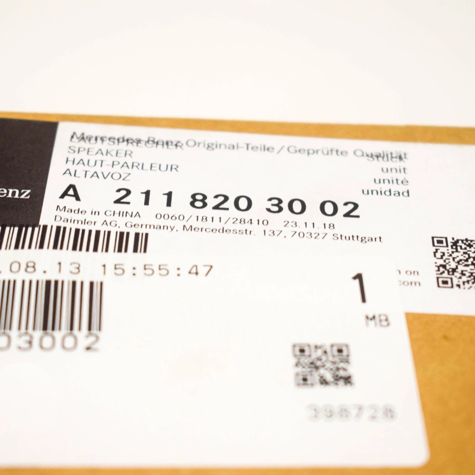 NEW MERCEDES E W211 CLS W219 DASHBOARD CENTRE SPEAKER TWEETER A2118203002