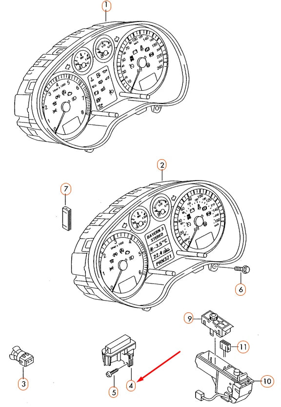 NEW AUDI A5 8T3 RADIO WAVE CLOCK RECEIVER 8K0919145A ORIGINAL