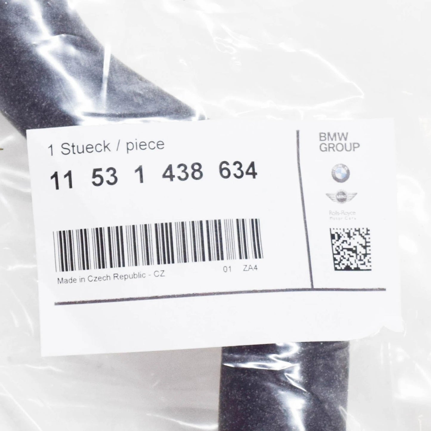 NEW BMW 5 E39 RADIATOR WATER COOLANT HOSE 11531438634 2.8 PETROL 142KW ORIGINAL