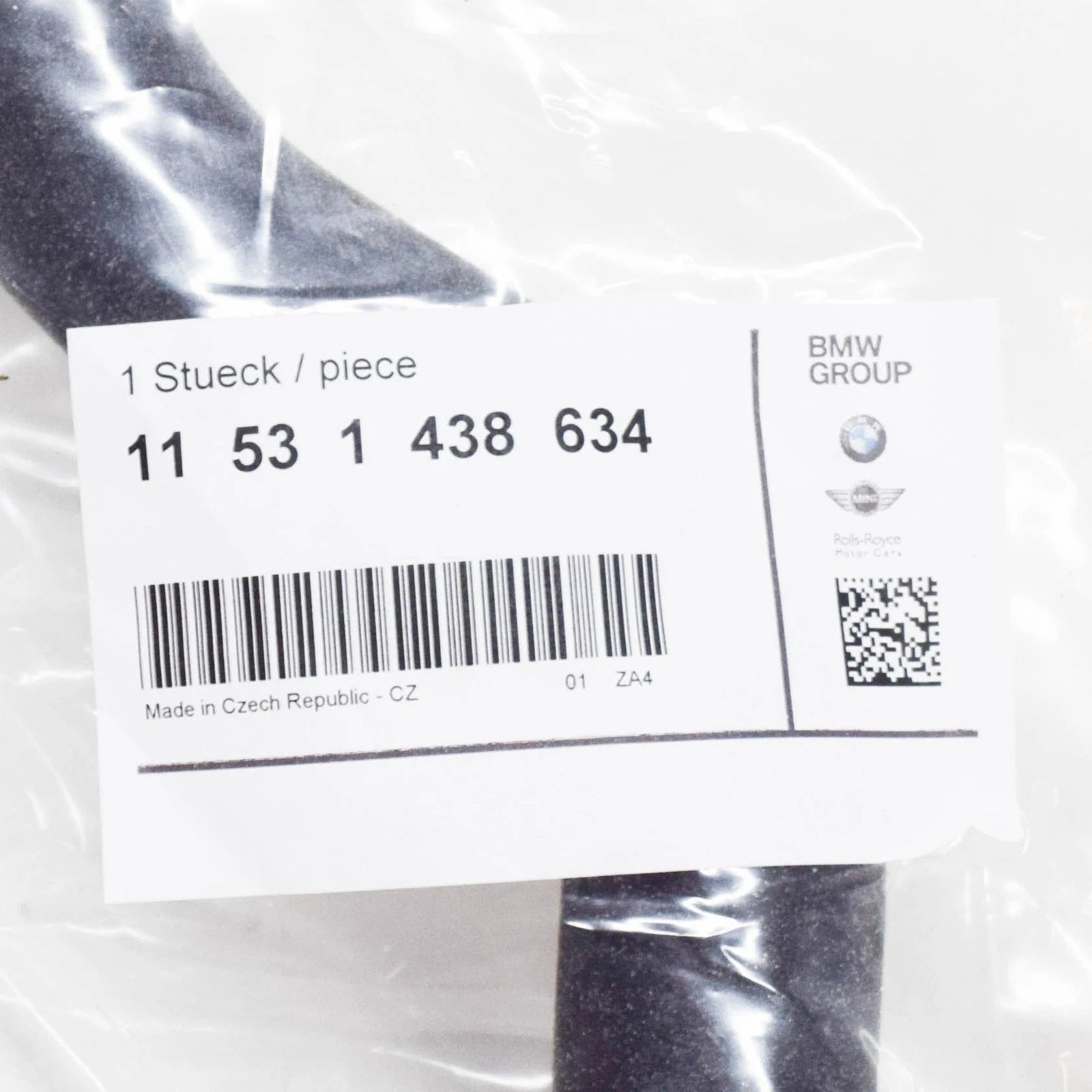 NEW BMW 5 E39 RADIATOR WATER COOLANT HOSE 11531438634 2.8 PETROL 142KW ORIGINAL