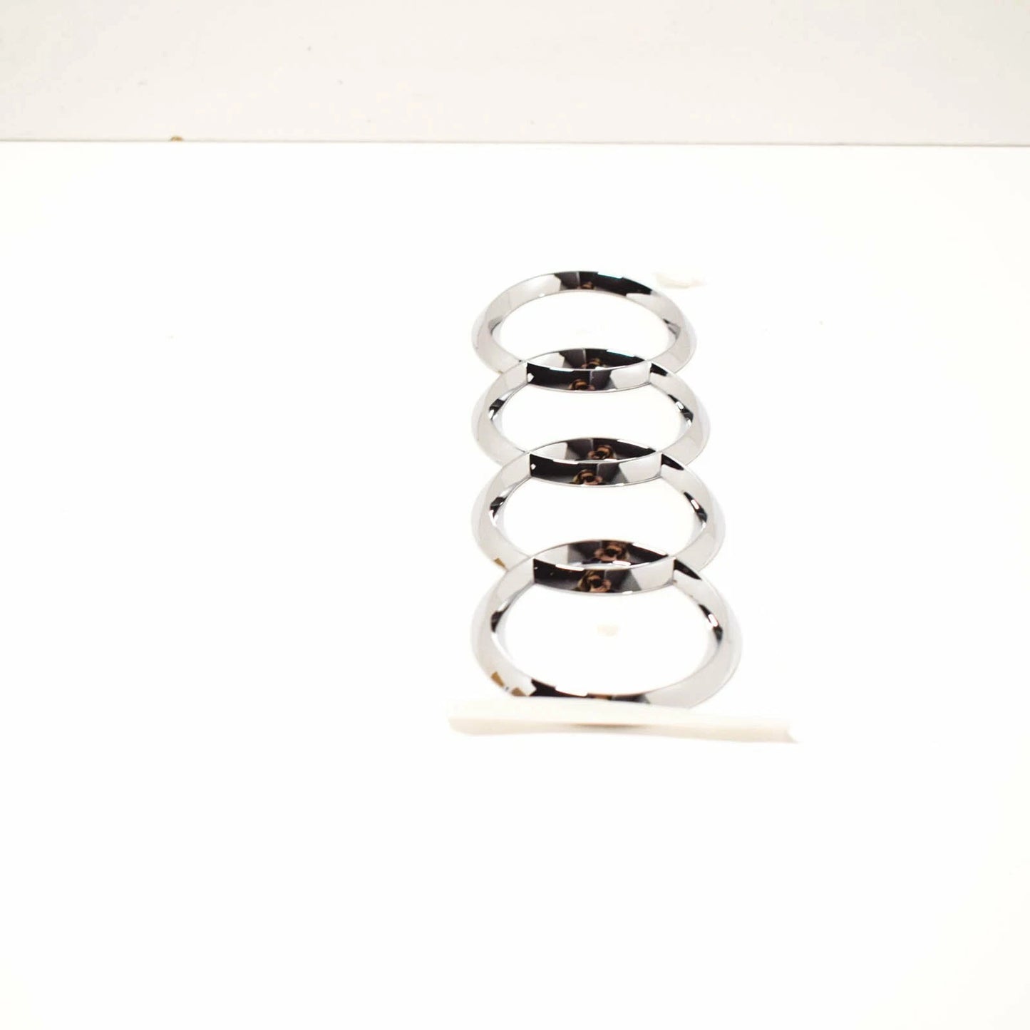 NEW AUDI A4 AVANT B7 REAR TRUNK CHROME BADGE RINGS EMBLEM 8E98537422ZZ