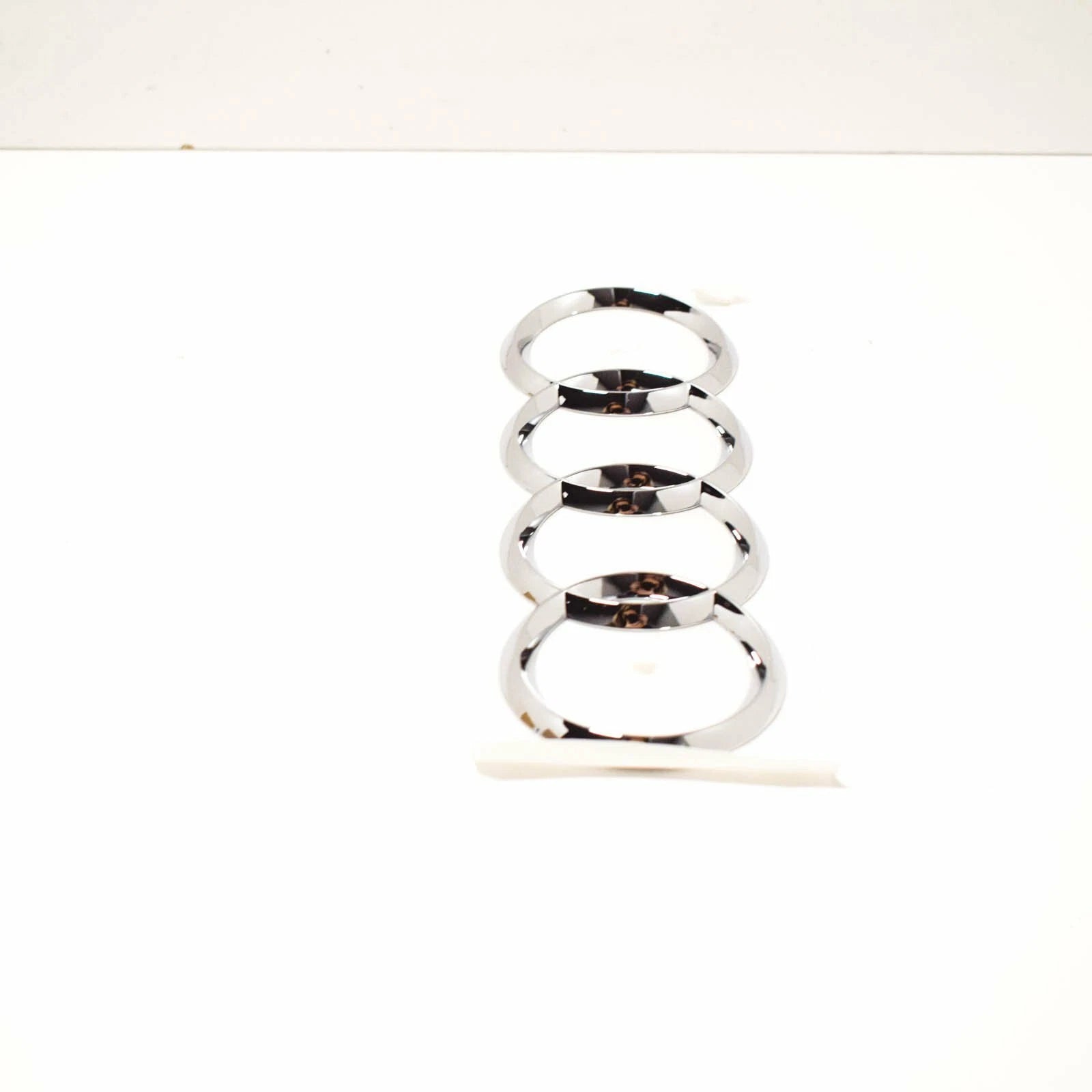NEW AUDI A4 AVANT B7 REAR TRUNK CHROME BADGE RINGS EMBLEM 8E98537422ZZ