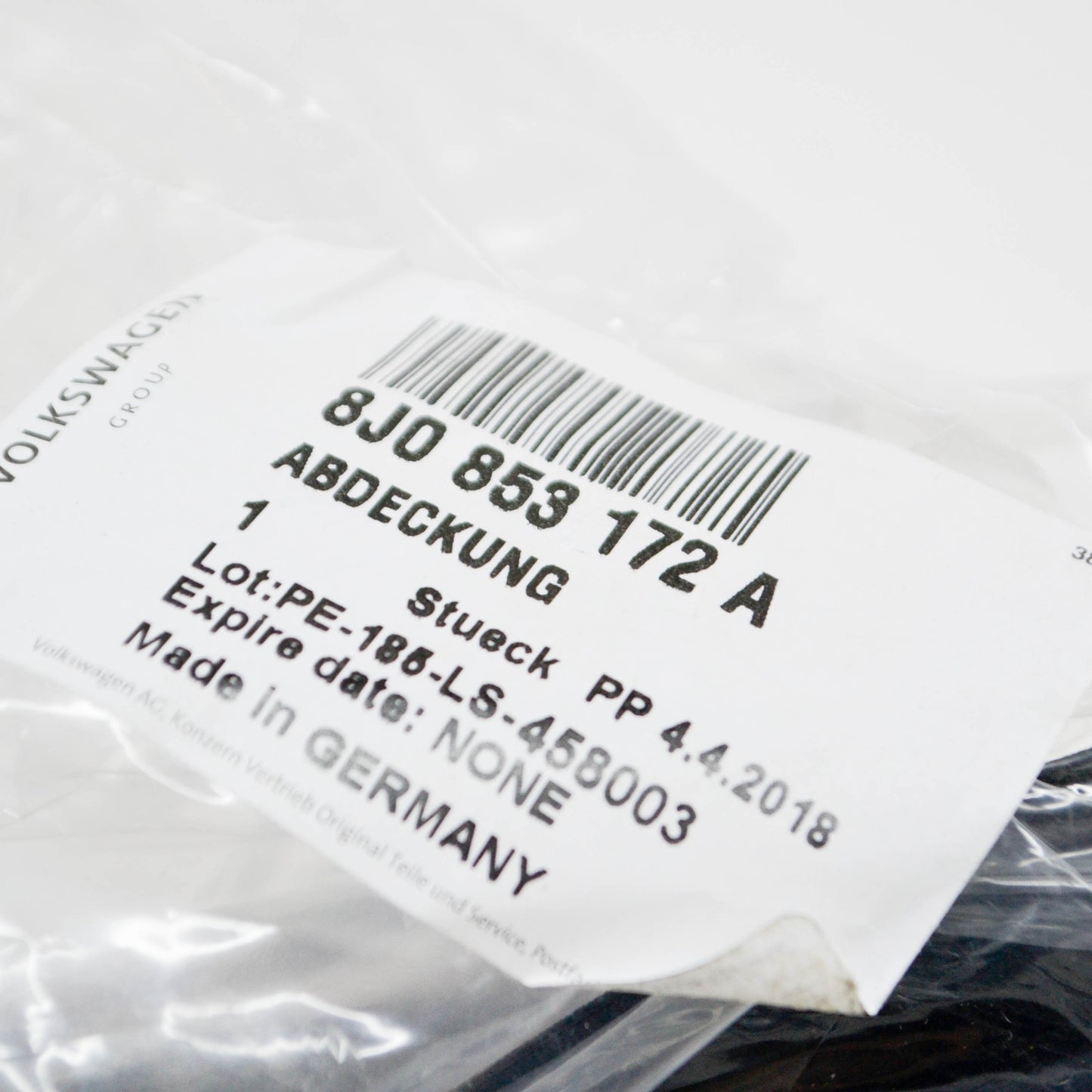 NEW AUDI TT 8J RIGHT A-PILLAR OUTER COVER 8J0853172A ORIGINAL