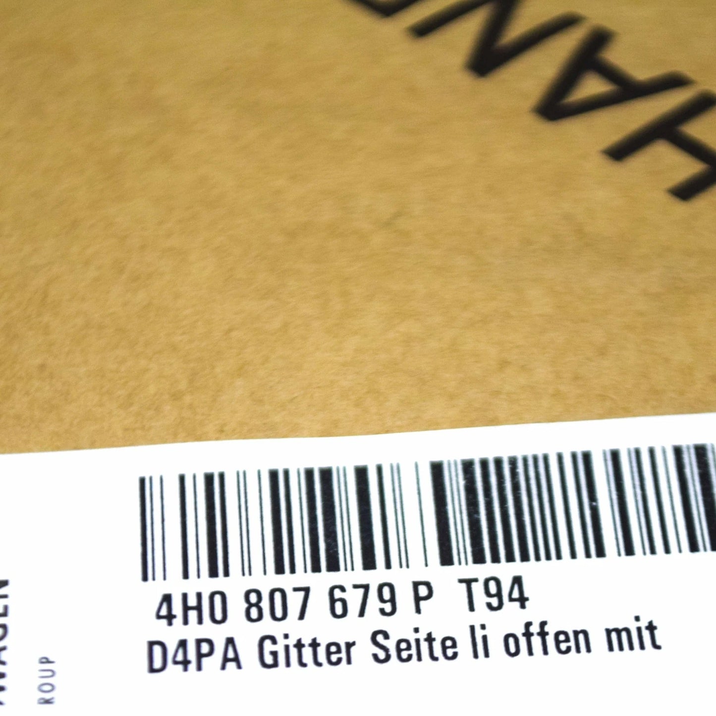 NEW AUDI A8 D4 LEFT FOG LIGHT GRILLE 4H0807679PT94