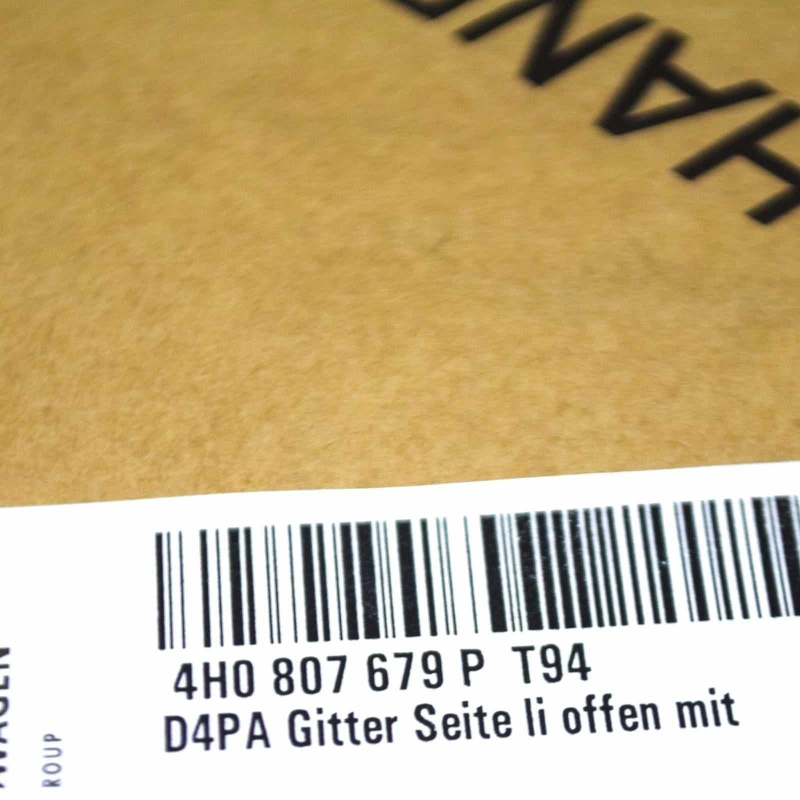 NEW AUDI A8 D4 LEFT FOG LIGHT GRILLE 4H0807679PT94