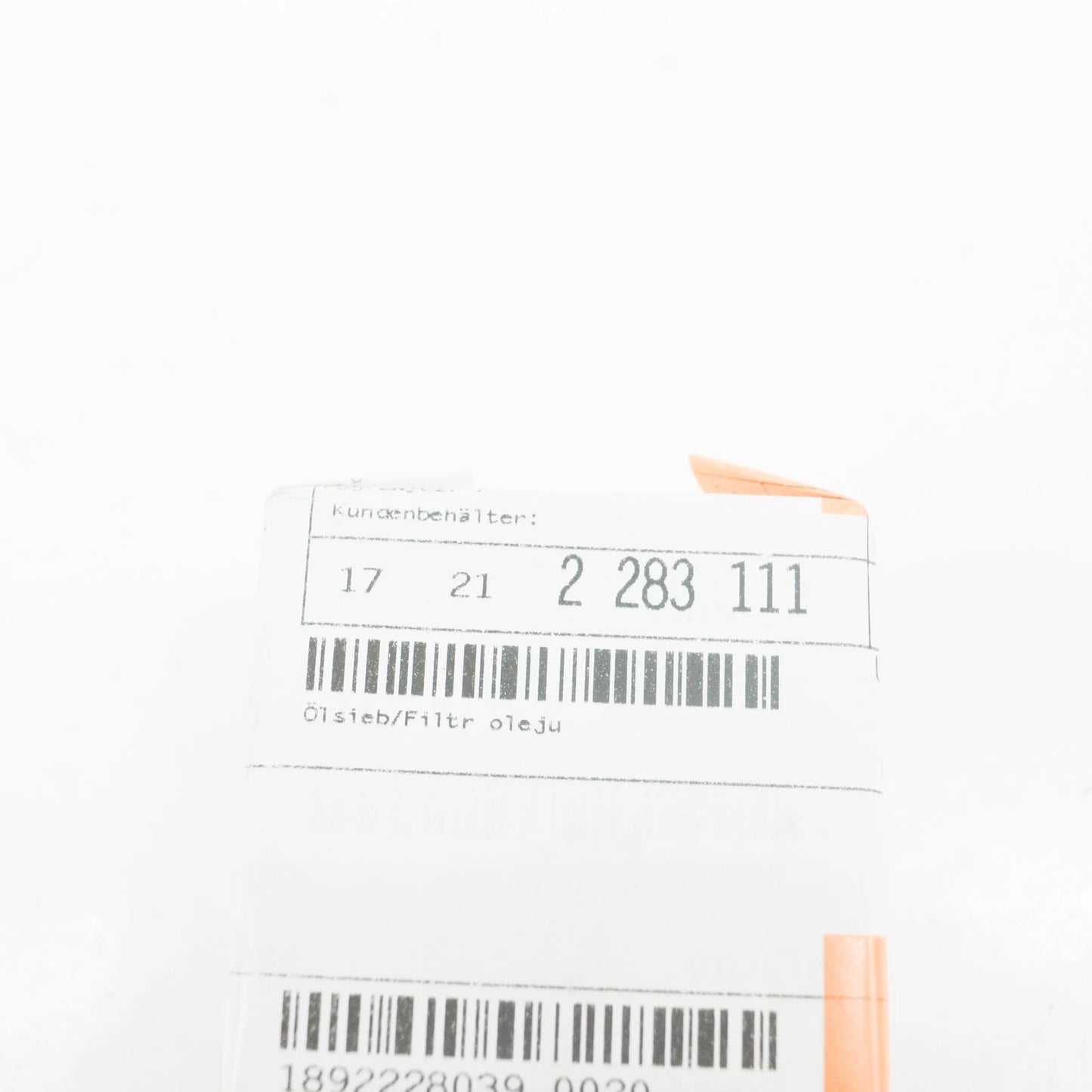 NEW BMW 5 F10 TRANSMISSION OIL STRAINER 17212283111 2283111 ORIGINAL