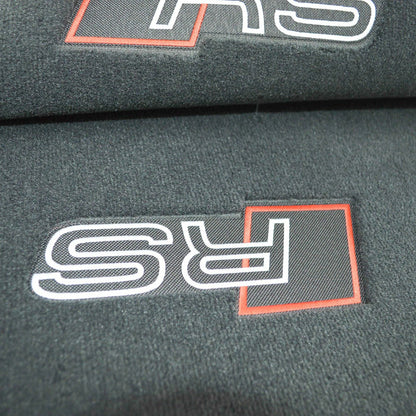 NEW AUDI A4 RS4 B9 FRONT VELOUR FLOOR MATS LHD 8W1863691C MUK