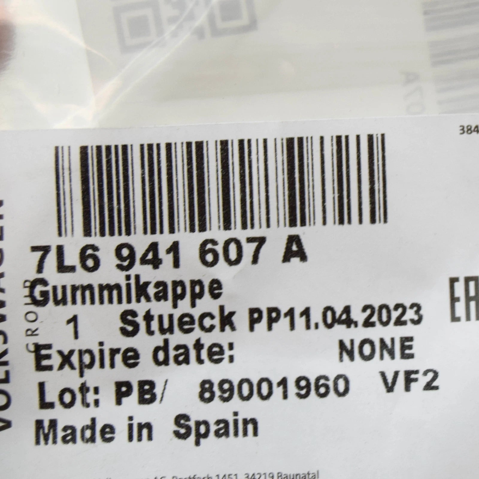 NEW AUDI A5 8T3 FRONT HEADLIGHT COVER CAP 7L6941607A ORIGINAL