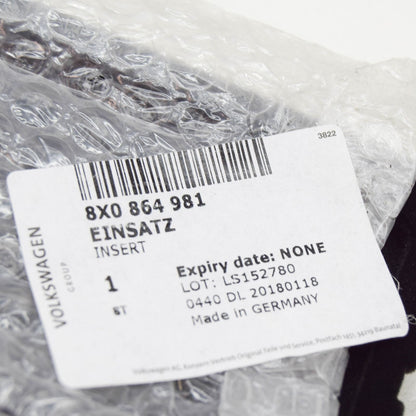 NEW AUDI A1 8X ARMREST INSERT 8X0864981 ORIGINAL