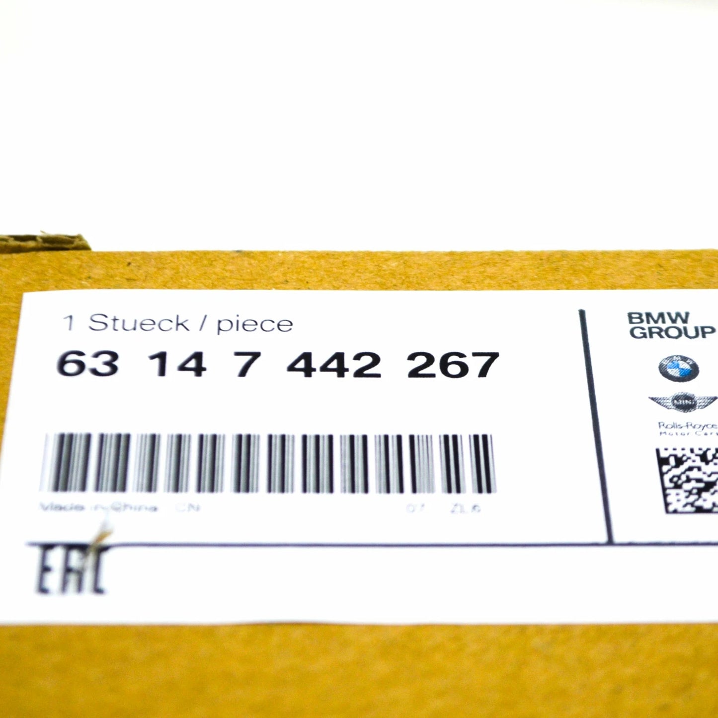 NEW BMW X5 G05 REAR LEFT FOG LIGHT W REFLECTOR 63147442267 7442267 ORIGINAL