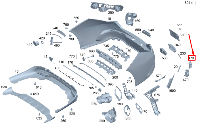 new mercedes-benz cla c118 rear right radar sensor cover a1188212500 original