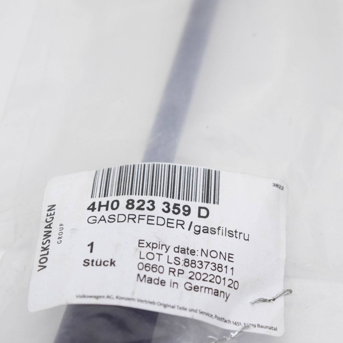 NEW AUDI A8 4H FRONT HOOD STRUT 4H0823359D ORIGINAL