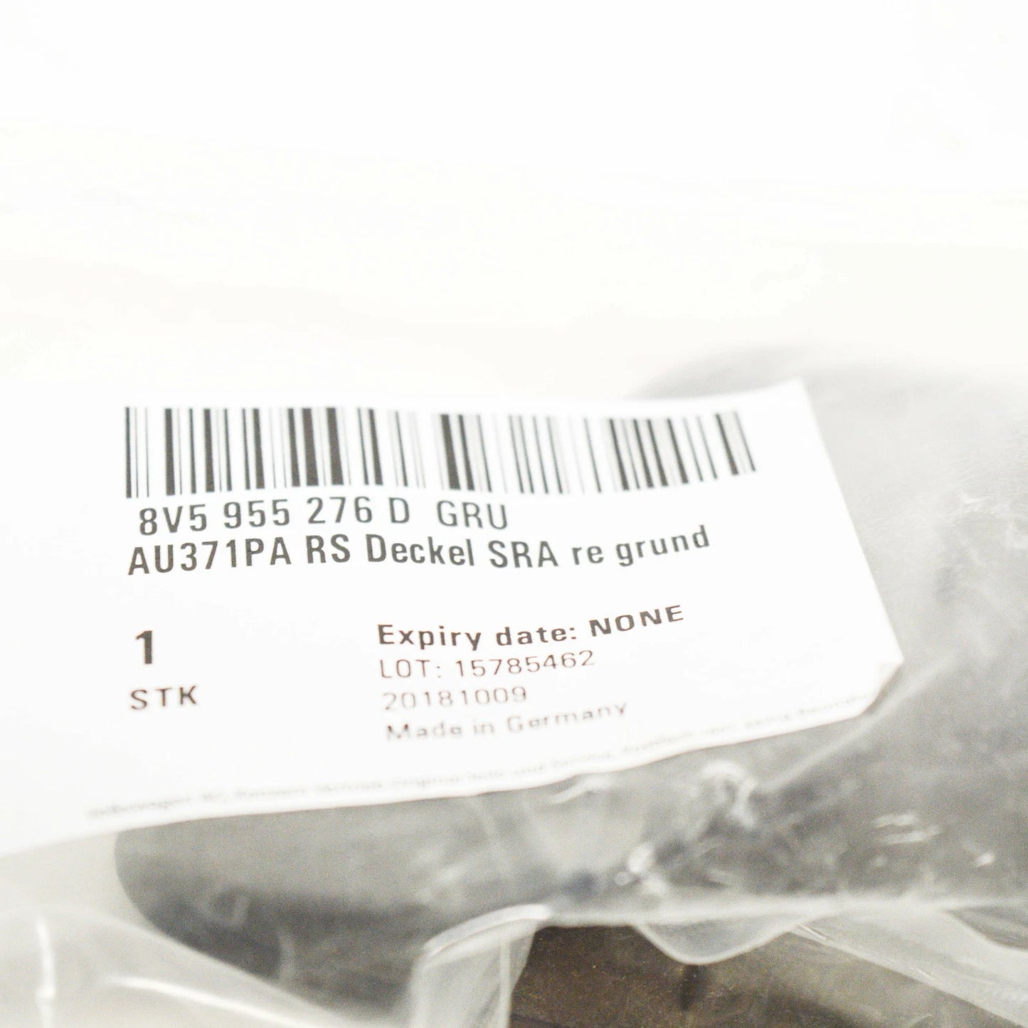 NEW AUDI RS3 8V FRONT RIGHT HEADLIGHT WASHER COVER CAP 8V5955276DGRU OEM