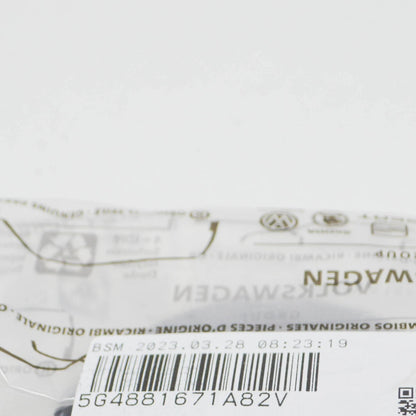 NEW VW ARTEON 3H7 FRONT LEFT BACKREST ROTARY KNOB 5G4881671A82V ORIGINAL