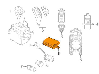 new bmw 1 f21 controller touch control module 65829371374 9371374 original