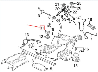 NEW VW PHAETON 3D FUEL PUMP FLANGE 3D0919679D ORIGINAL