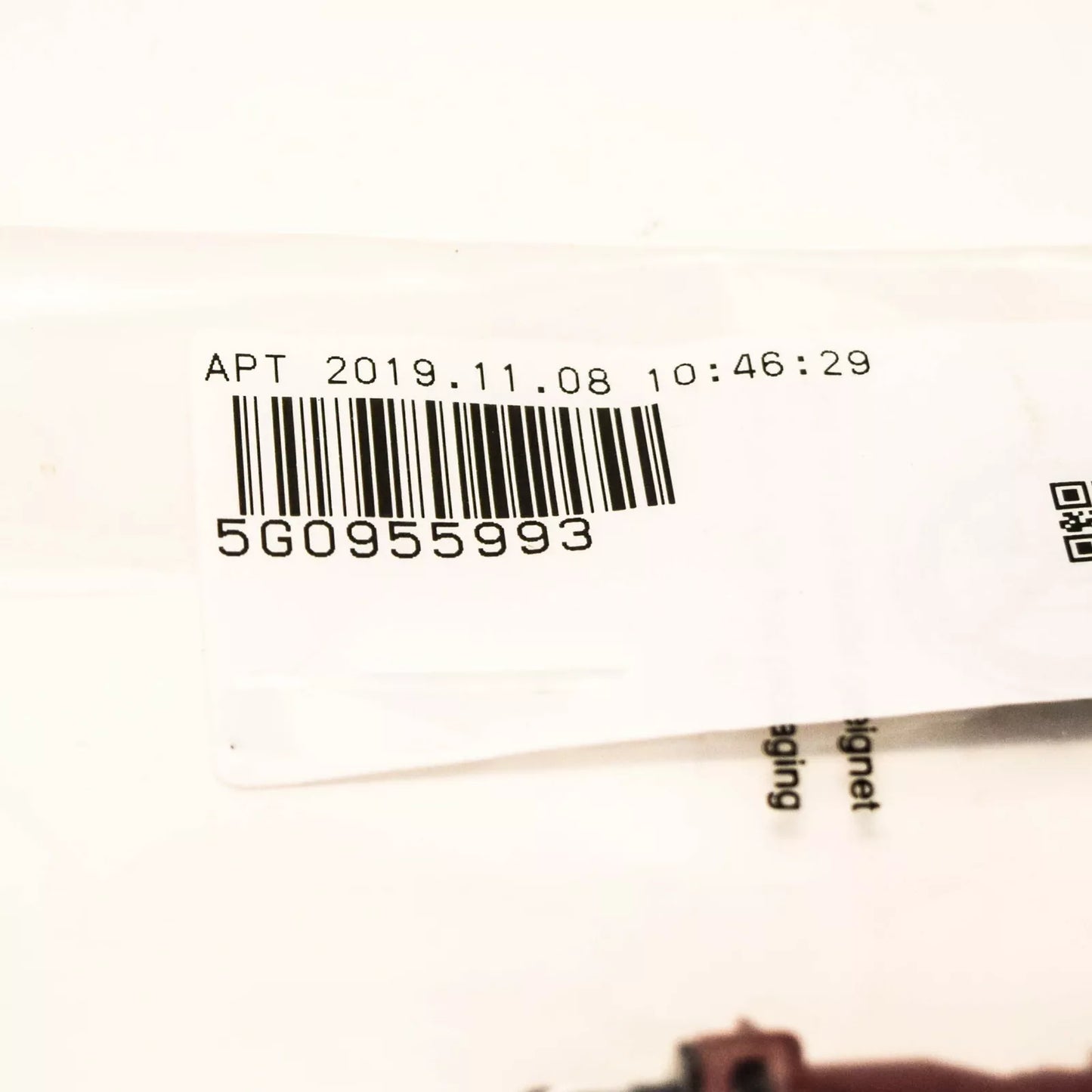 NEW VOLKSWAGEN POLO 6R TAILGATE WASHER NOZZLE 5G0955993 ORIGINAL