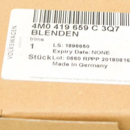 NEW AUDI Q7 4M STEERING WHEEL COVER S-LINE 4M0419659C3Q7 ORIGINAL