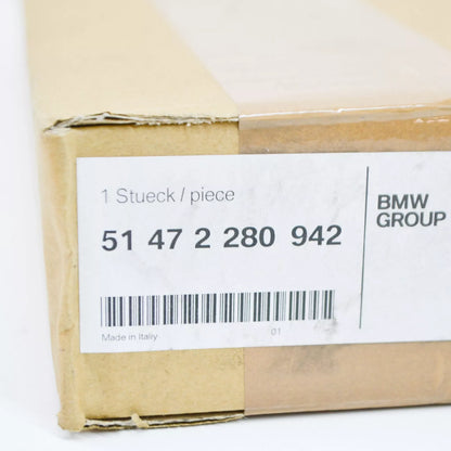 NEW BMW 5 F10 FOOTREST M PERFORMANCE STAINLESS STEEL 51472280942 2015 ORIGINAL