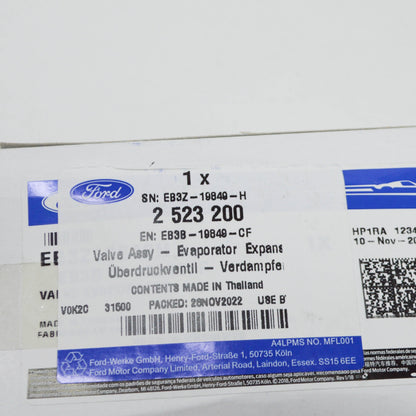 new ford ranger t6 mk1 a/c expansion control valve assy 2523200 original