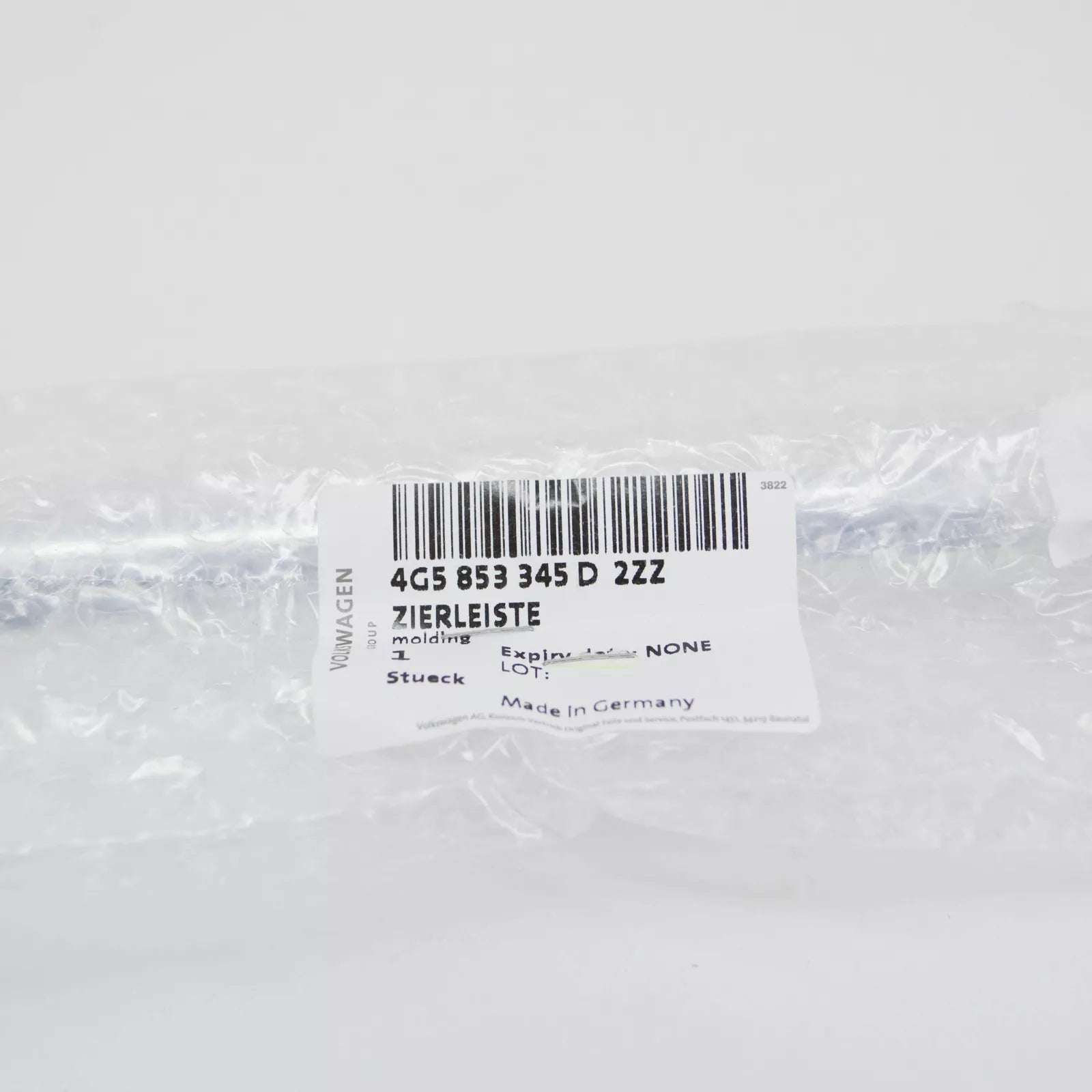 NEW AUDI A6 C7 REAR LEFT SIDE WINDOW TRIM STRIP 4G5853345D2ZZ ORIGINAL