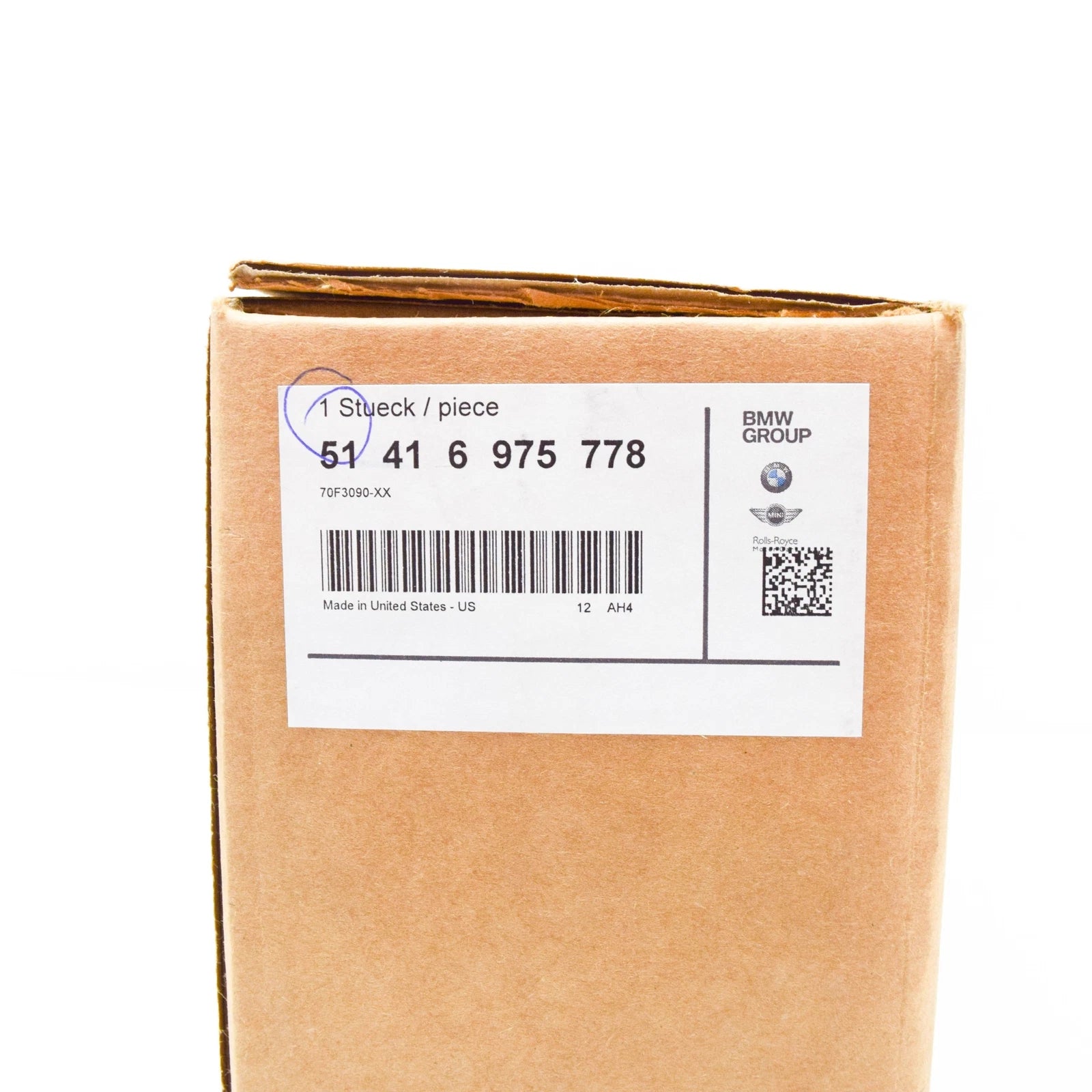 NEW BMW X5 E70 FRONT RIGHT DOOR WINDOW SWITCH TRIM RHD 51416975778 ORIGINAL