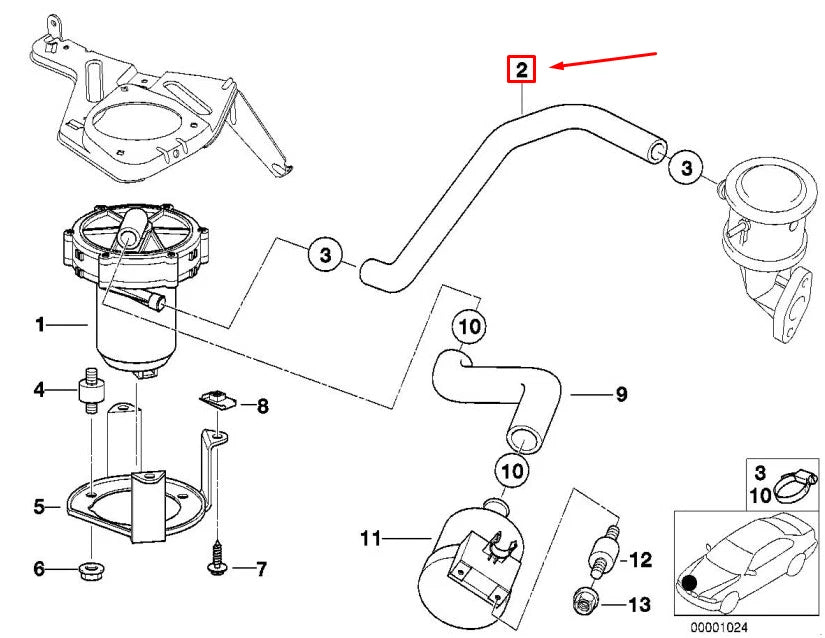 NEW BMW 5 E39 SECONDARY AIR INJECTION PUMP 1427912 11721427912 ORIGINAL