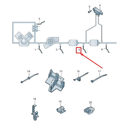 NEW AUDI A4 AVANT B9 REAR LAMBDA OXYGEN SENSOR 8W0906265AJ ORIGINAL