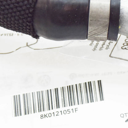 NEW AUDI A4 AVANT B8 ENGINE COOLANT HOSE WITH VALVE 8K0121051F ORIGINAL