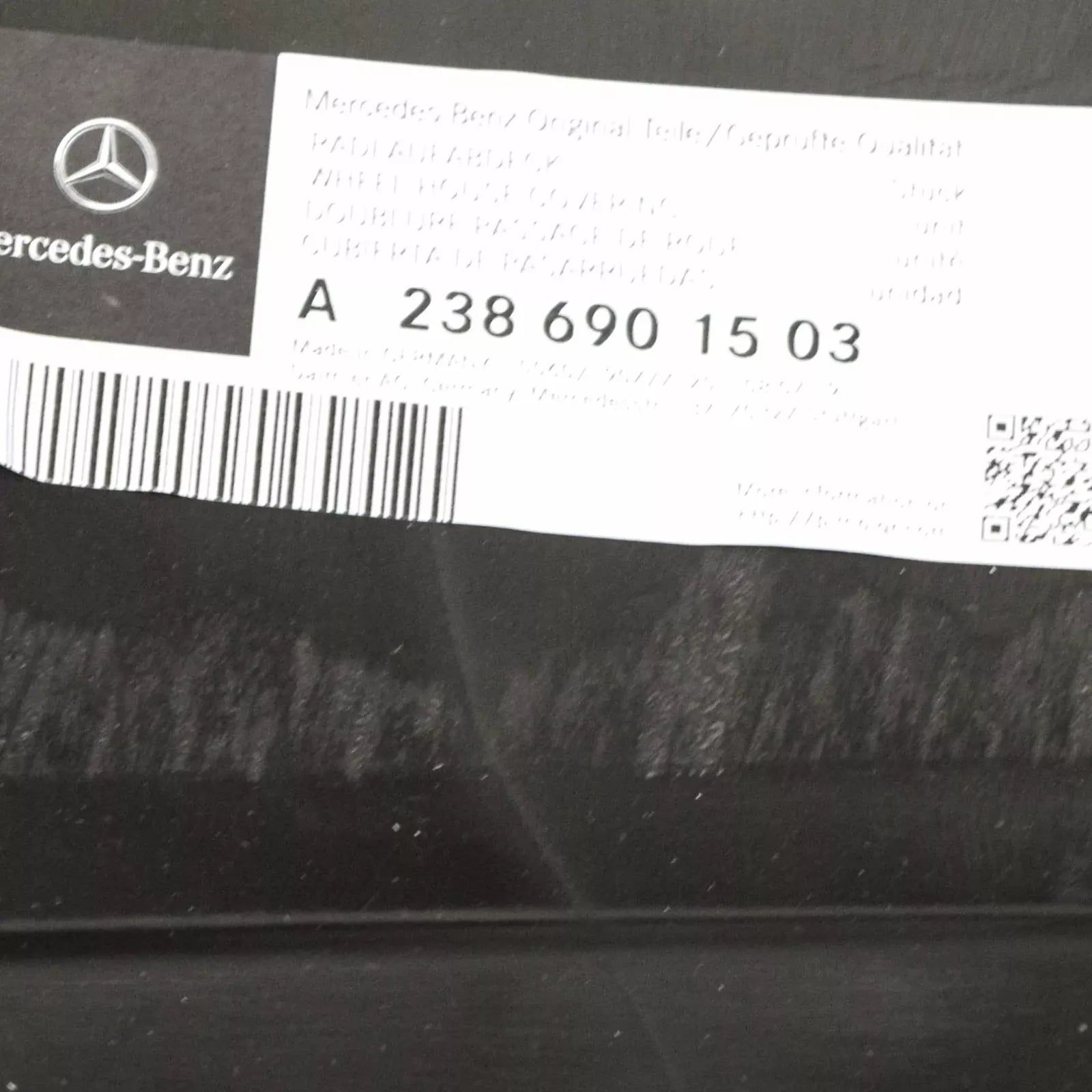 NEW MB E W213 FRONT LEFT WHEEL HOUSING FRONT PART A2386901503