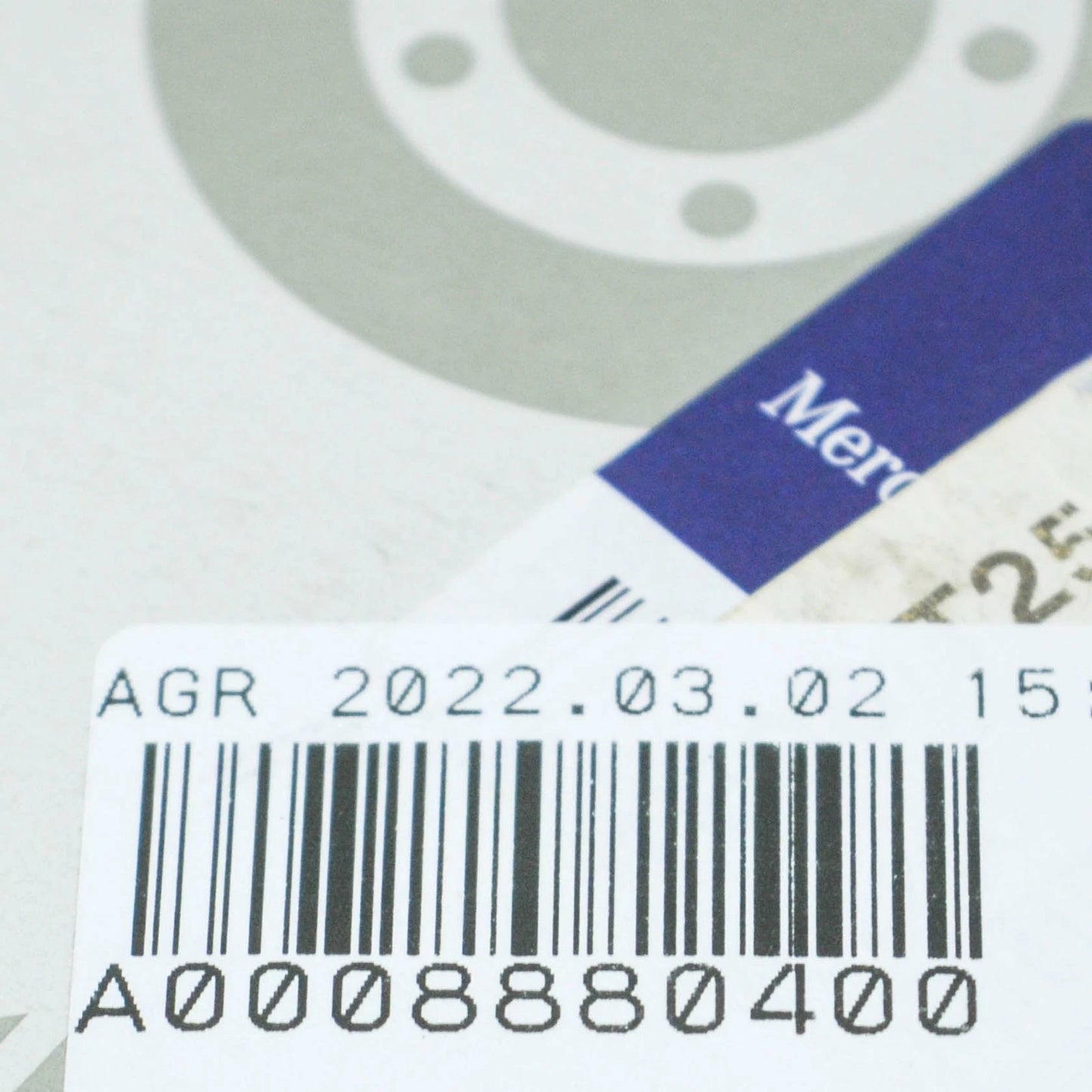 NEW MB A W177 FRONT BUMPER RADIATOR GRILLE EMBLEM BRACKET A0008880400 ORIGINAL