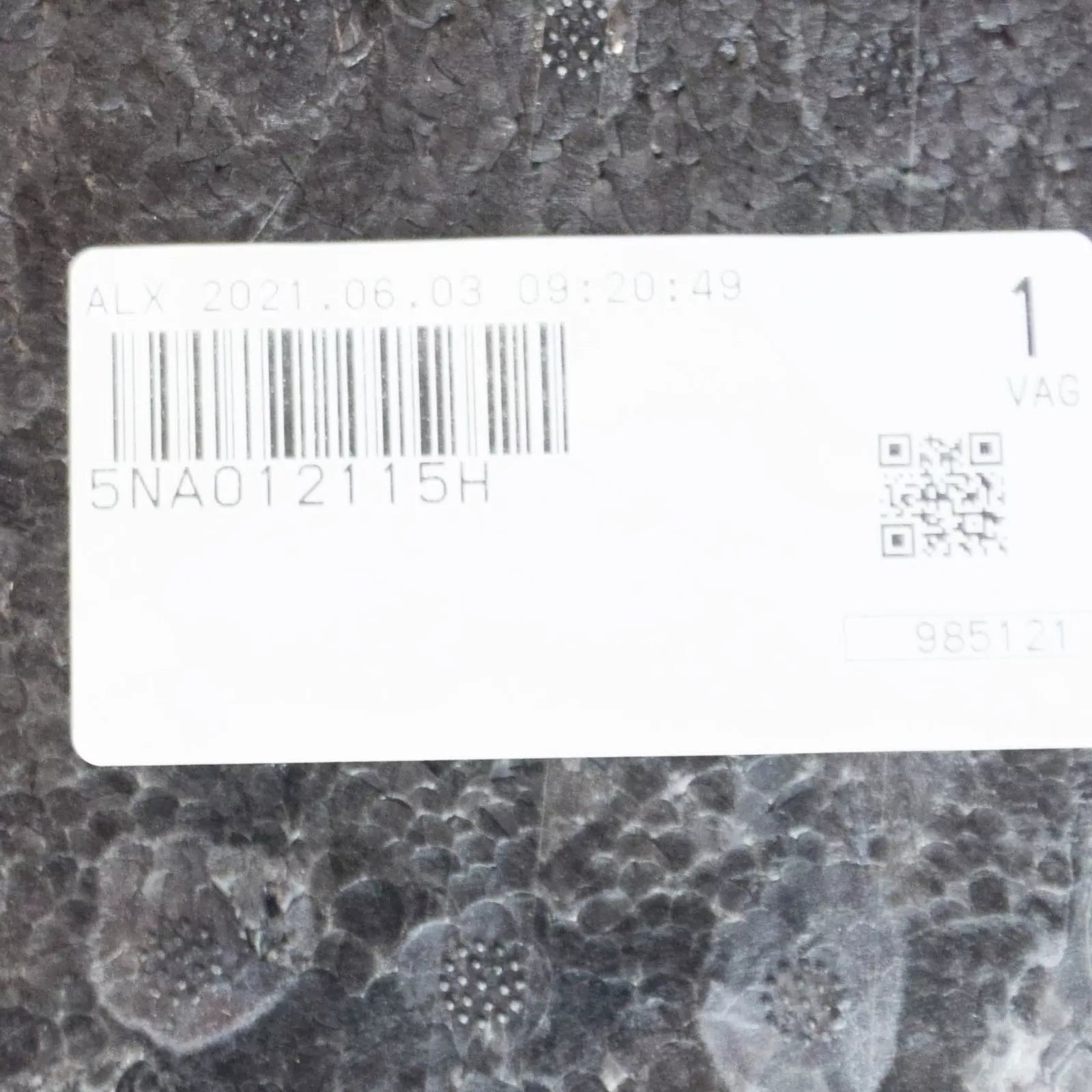 NEW VW TIGUAN AD MK2 TOOLBOX FOAM 5NA012115H ORIGINAL