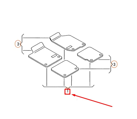 NEW AUDI A6 C8 RS FLOOR MAT SET LHD 4K1863011FRPP ORIGINAL